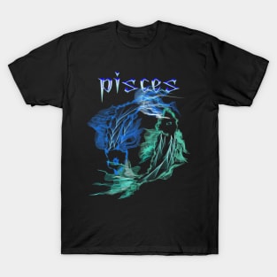 pisces fish astrology zodiac art design T-Shirt